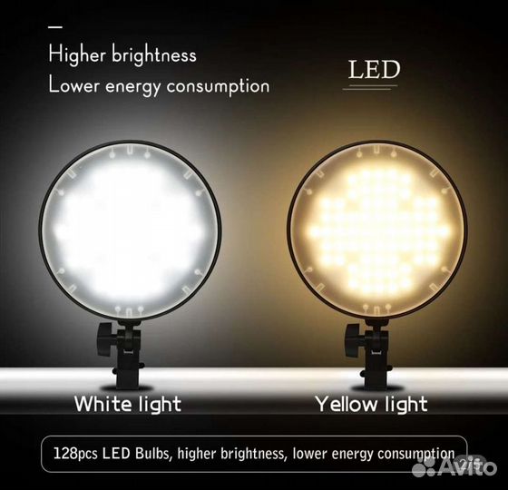 Софтбокс постоянного света, светодиоды, диммер