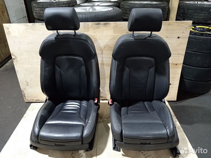 Сиденья S-line audi q7 4l