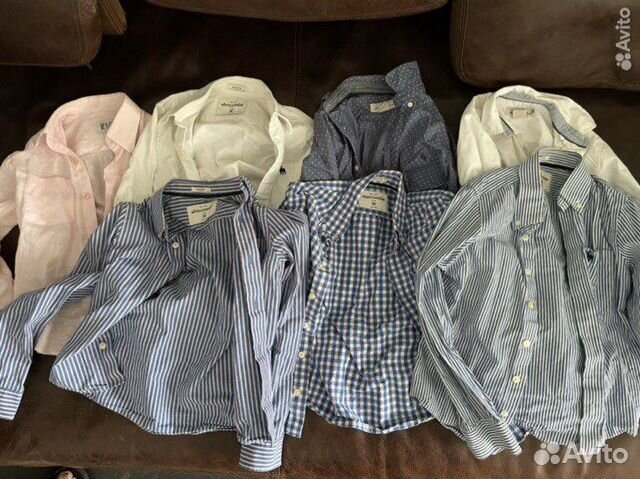 Рубашки для мальчика 8-10 лет Abercrombie оригинал