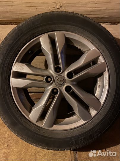 Диски r17 Nissan Х-trail с резиной 4 штуки