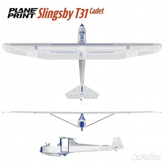 Радиоуправляемый 2 метровый самолет