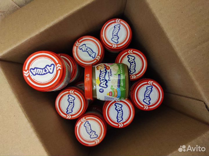 Детское питание пюре овощное