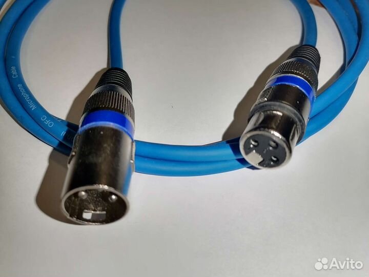 Кабель XLR-XLR 2m (blue)