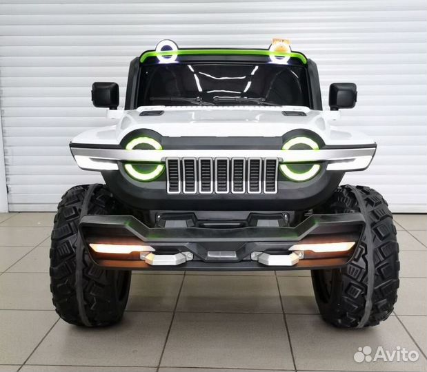 Большой Детский электромобиль Джип Вранглер 4WD