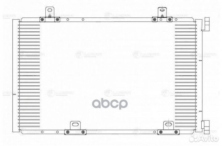 Радиатор кондиционера lrac0122 luzar