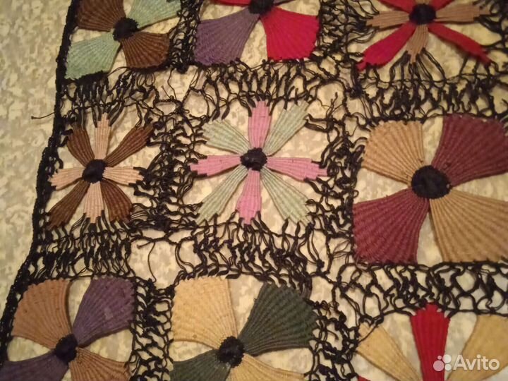 Салфетки1винтаж ручной работы,100хл.,2соломВьетнам