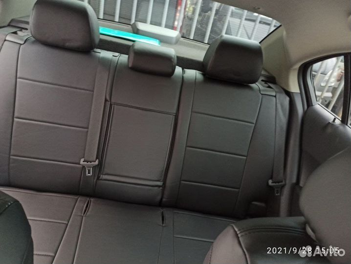 Авточехлы из экокожи для Toyota Avensis