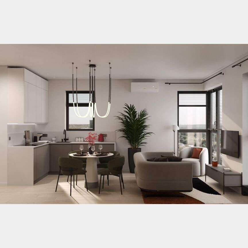 3-к. квартира, 80,4 м², 3/23 эт.