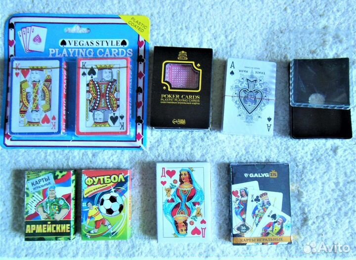 Карты игральные, пасьянсы, домино