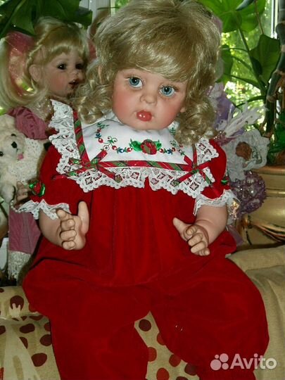 Рождественская звезда- коллекционная кукла Спанос