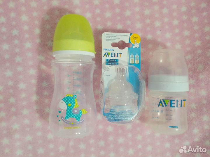 Бутылочки Avent и Canpol Babies
