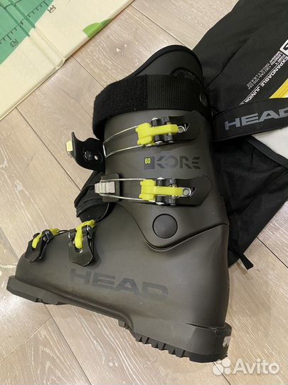 Горные лыжи 130 и ботинки комплект