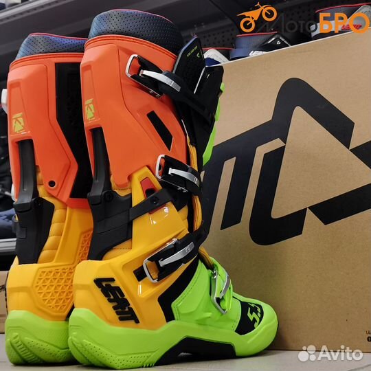 Мотоботы эндуро Leatt 5.5 FlexLock Citrus