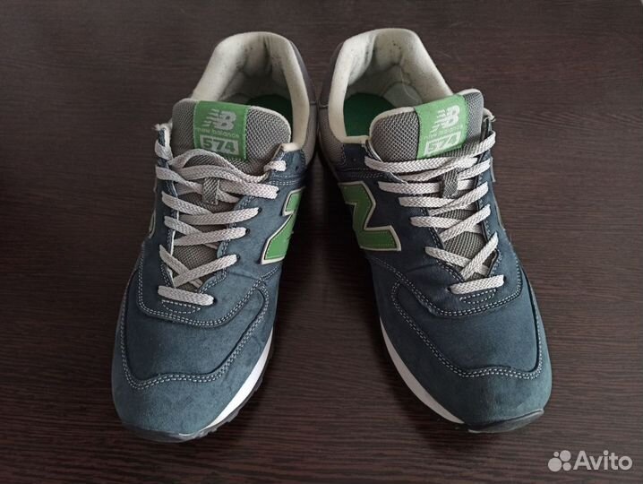 Кроссовки new balance 574 замша