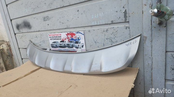 Накладка на бампер передняя Kia Sorento 2014-2017
