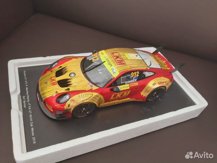 Porsche 911 GT3 R FIA GT World Cup Macau 2018