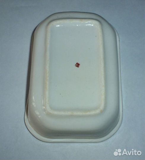 Тарелочка салатница прямоугольная винтажная СССР