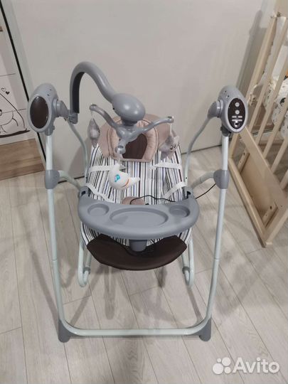 Детские электронные качели для новорожденных