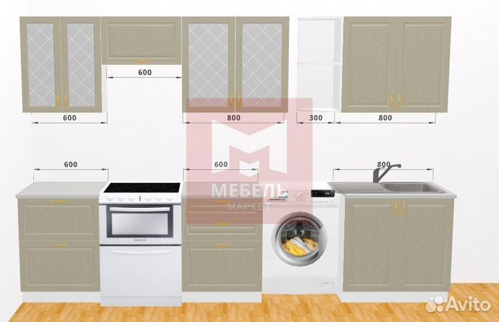 Кухня модульная новая