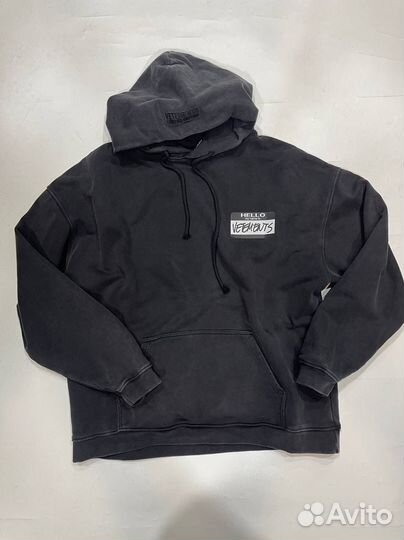 Vetements Hello худи