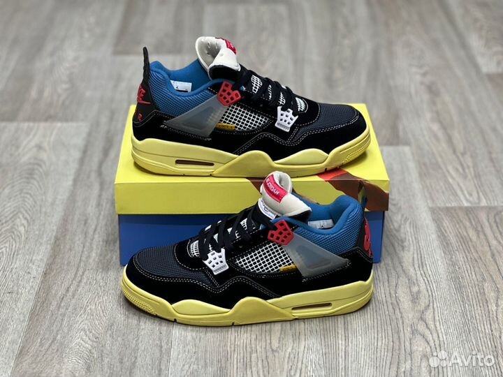 Кроссовки Air Jordan 4 Union Off-Noir (36-45)