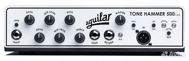 Aguilar Tone Hammer 500-Super Light 500W Wh/bl/gld