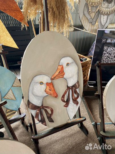 Картина гуси