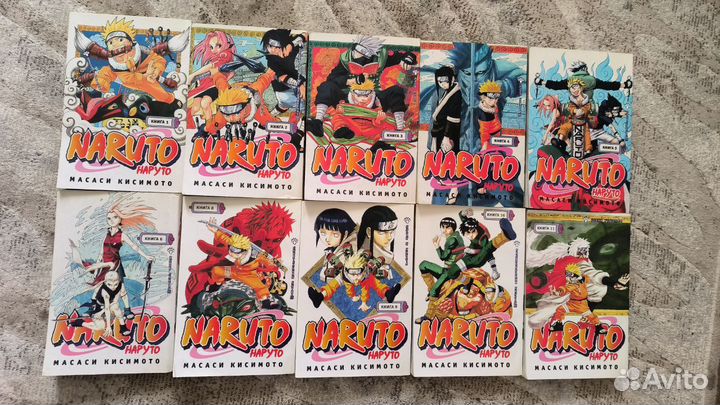 Манга Наруто 1, 2, 3, 4, 5, 6, 8, 9, 10, 11 тома