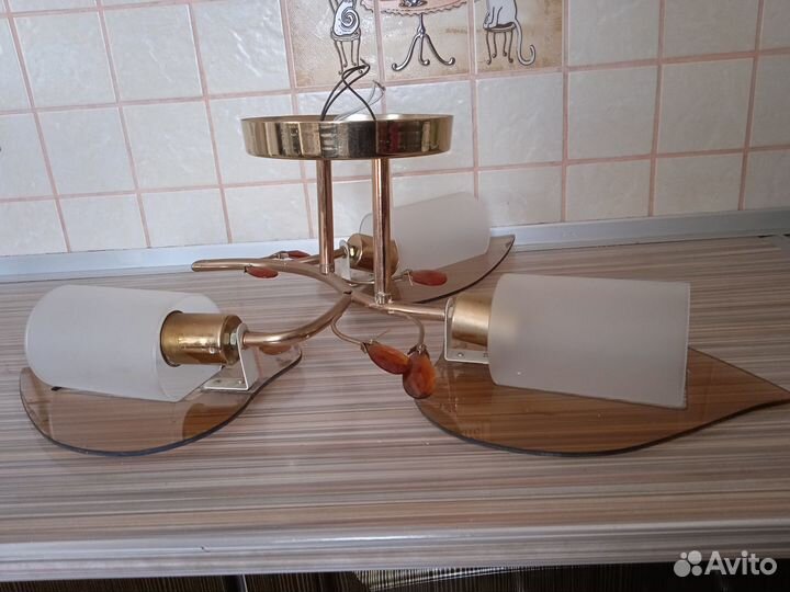 Люстра потолочная бу