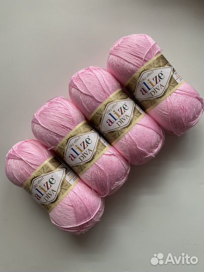 Пряжа нитки Alize diva (185)