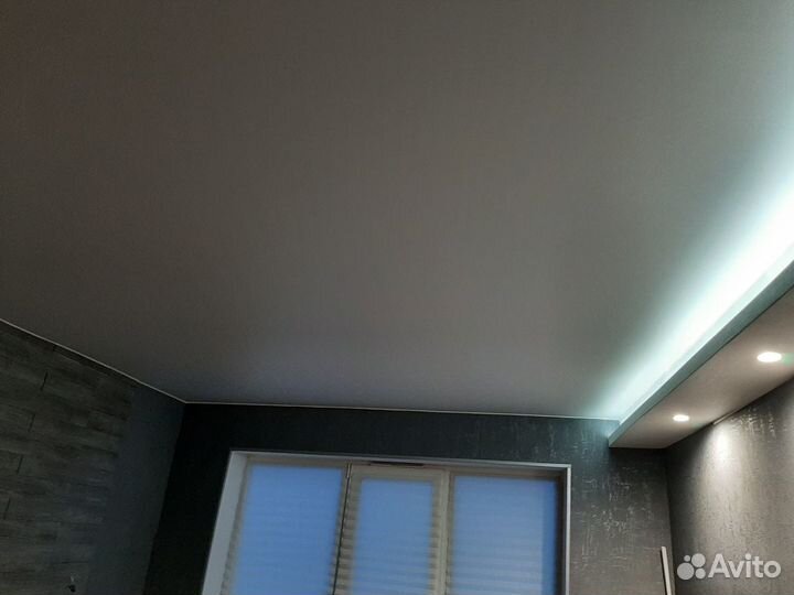 Натяжные потолки ткань