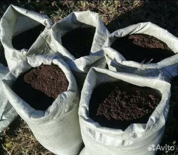 Земля чернозем в мешках