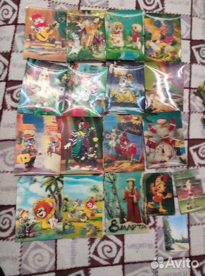 Стерео открытки,переливашки,открытки СССР