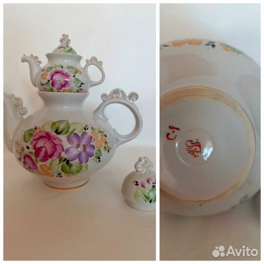 Чайник, сливочник Дулево, Хайта