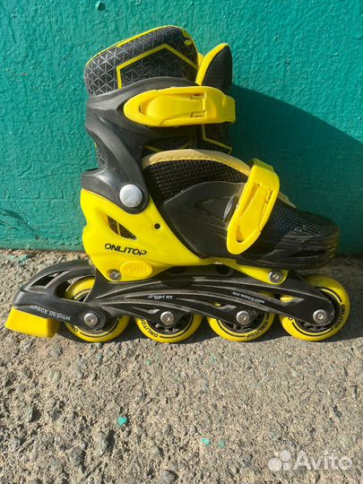 Роликовые коньки детские раздвижные