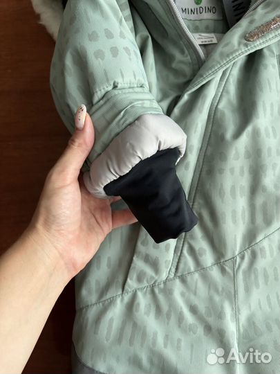 Зимний комбинезон 86 Minidino + краги