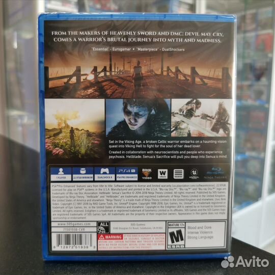 Hellblade Senua's Sacrifice PS4 (новый)
