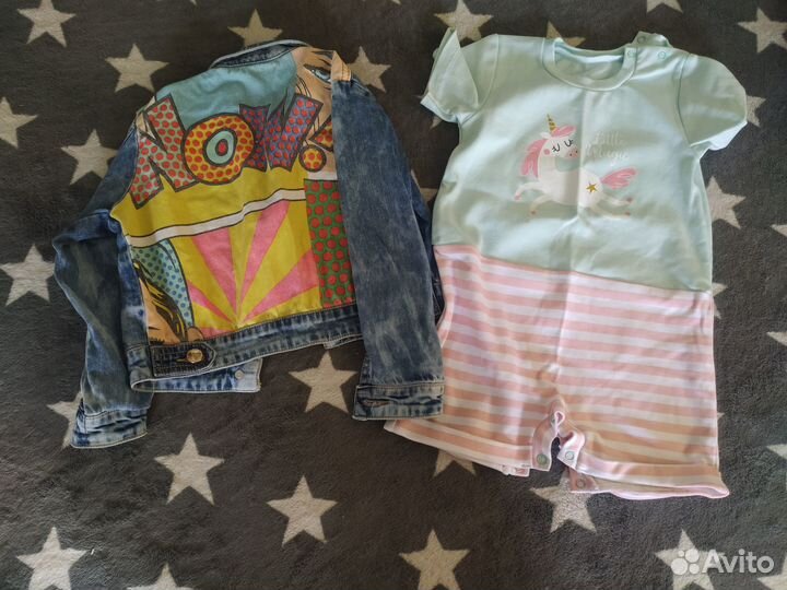 Брендовые вещи пакетом на девочку 92