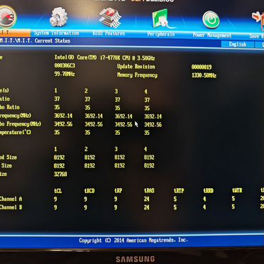 Материнка gigabyte h87-hd3+проц i7 + 32 Gb hyperx