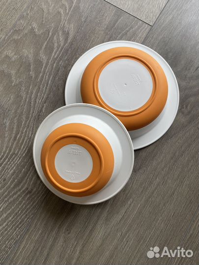 Новый Avent Philips набор тарелок 230 и 450 миска