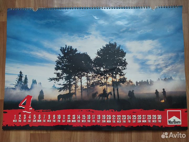 Календарь Marlboro 1998 г