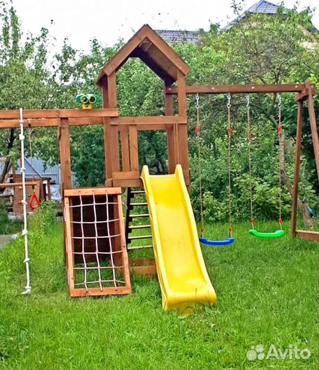 Детская деревянная площадка