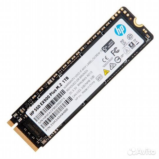 Твердотельный накопитель SSD 1 Tb, M.2 (PCIe 3 x4