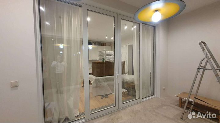 Покраска пластиковых окон алюминиевых окон