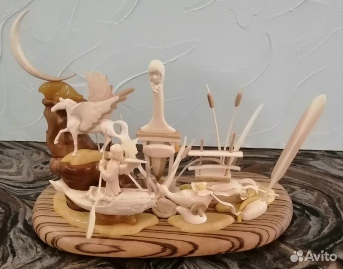 Малая скульптура бивень мамонта