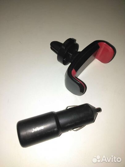 Держатель для телефона и USB адаптер в авто