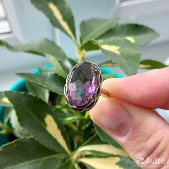 Винтажное кольцо, бижутерия, СССР