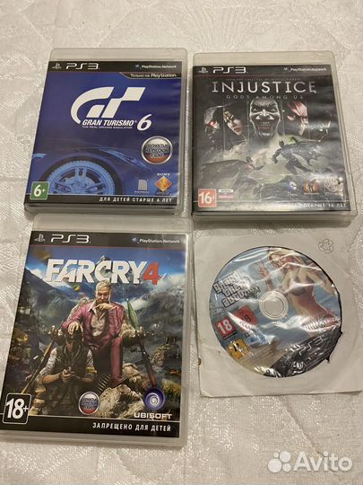 GTA 5, farcry4, injustice PS3