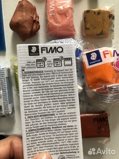Полимерная глина fimo soft набор для лепки