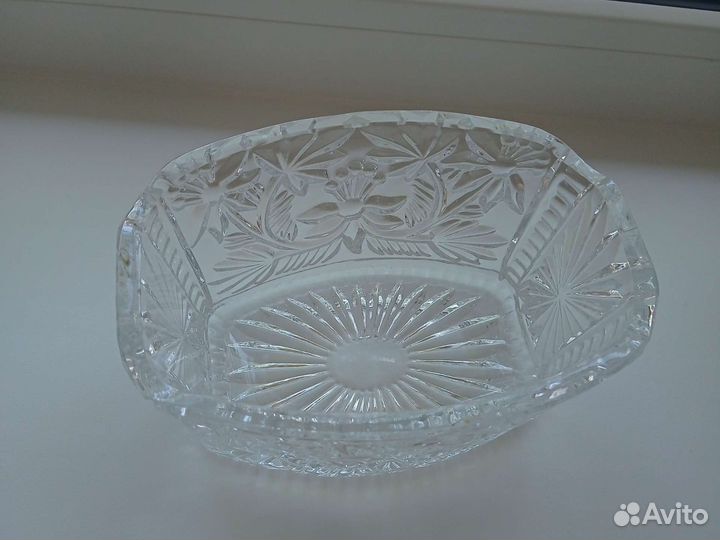 Салатник хрустальный СССР